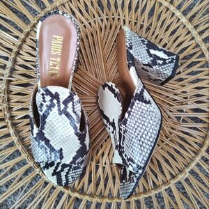PARIS TEXAS Snake Effect Mules